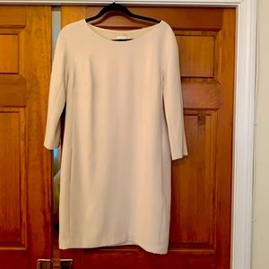 Reiss cream shift dress